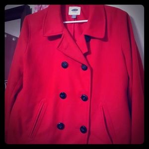 Old Navy Wool Blend Peacoat XL